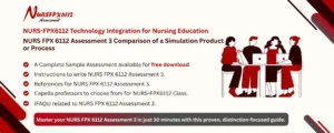 NURS FPX 6112 Assessment 3 Comparison of a Simulation Product or Process